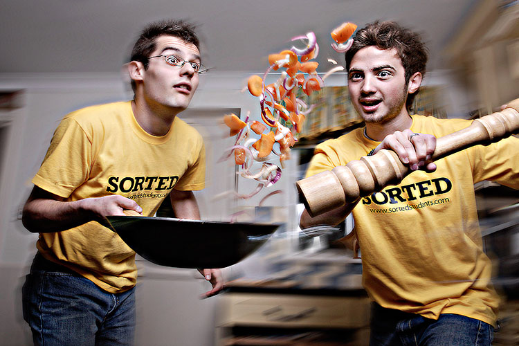 Sorted staff in the kitchen