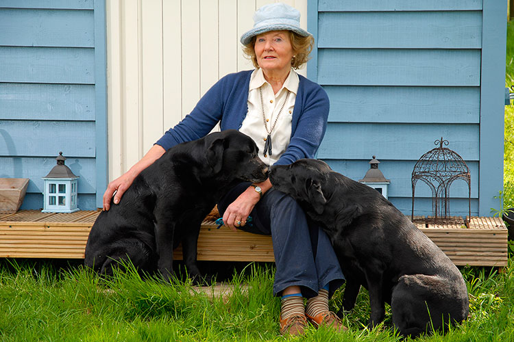 Viscountess Scarsdale at home in Derbyshire
